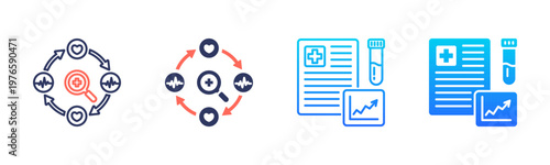 Adaptive Health Tracking Icon Pack In Multiple Styles
