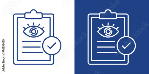 Data Transparency Blue And White Icon Style Collection