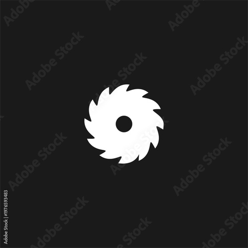saw blade logo design, symbol, icon, vector, industry, vintage, wood sawing logo, carpentry