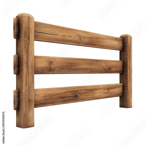 Wooden Fence: A weathered, robust wooden fence, a testament to rustic charm, stands as a symbol of both protection and elegance, perfect for adding a touch of classic beauty to any setting.