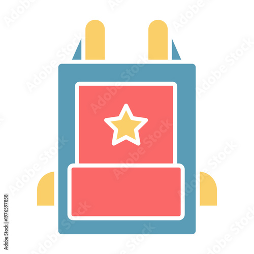 Colorful Education Icons Collection, Back to School Vector Illustration Set