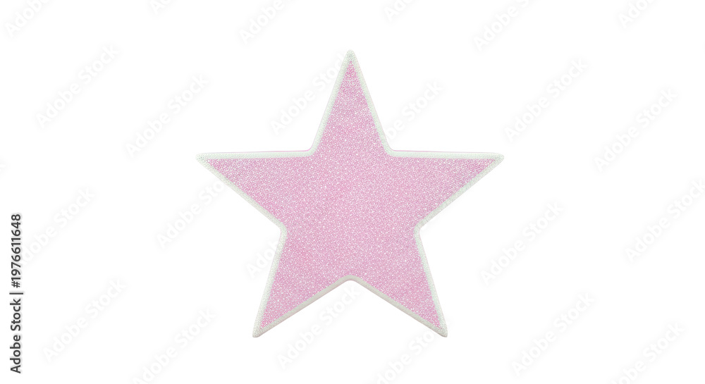 Obraz premium Pink Glitter Star