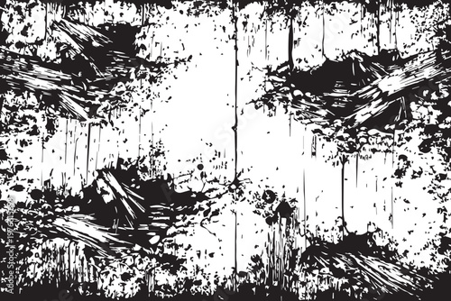 Light Broken Wood Grunge Texture