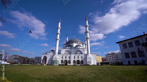 Melike Hatun Mosque building in Ankara Turkey