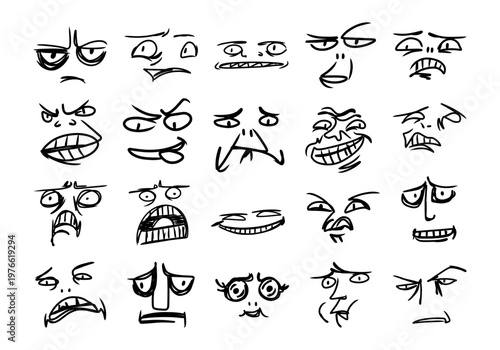 Cartoonist Face LIne 