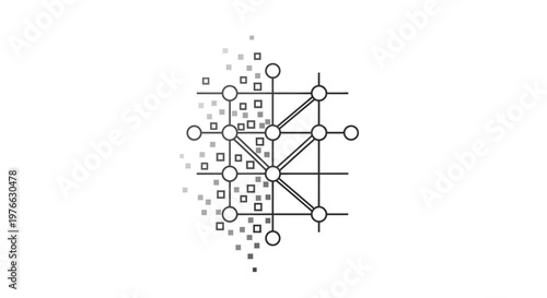 Molecular structure diagram with atoms.