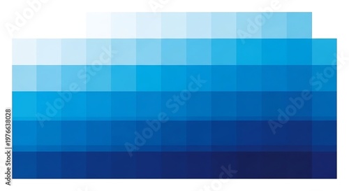 Abstract blue gradient squares illustration for design and backgrounds