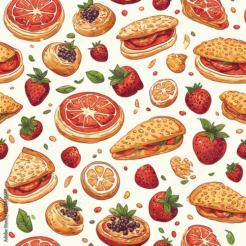 food pattern design very cool