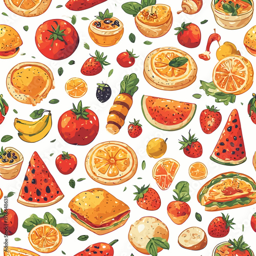 food pattern design very cool
