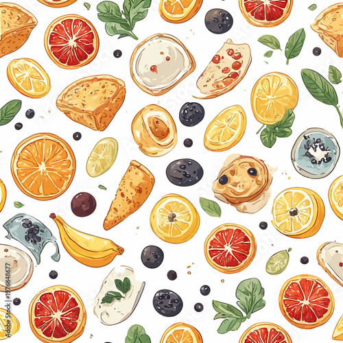 food pattern design very cool