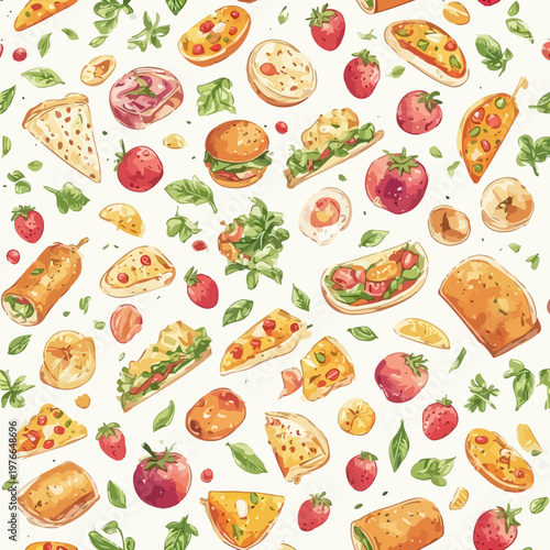 food pattern design very cool