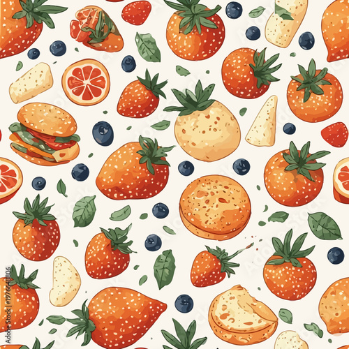 food pattern design very cool