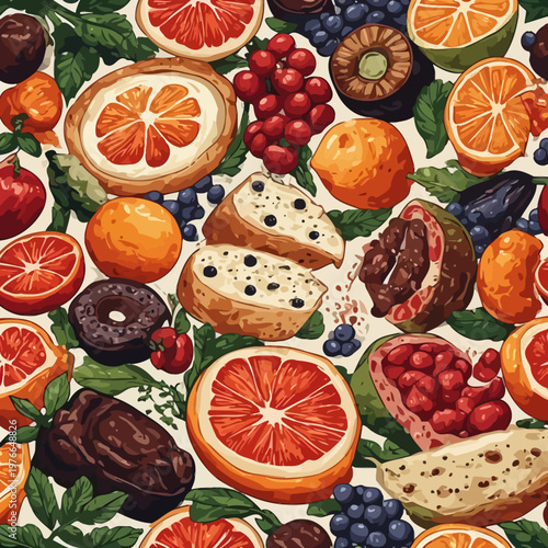 food pattern design very cool
