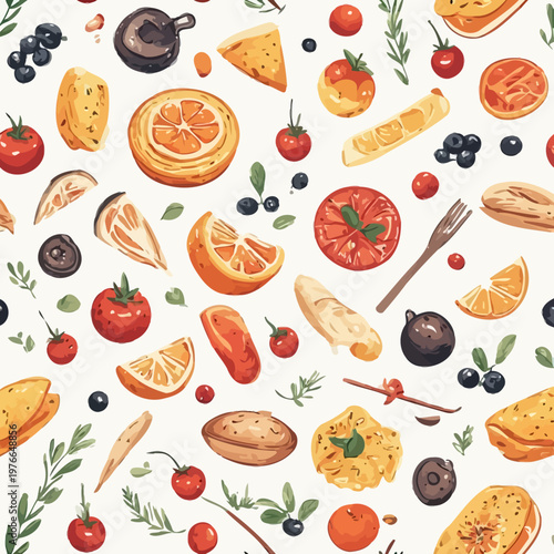 food pattern design very cool