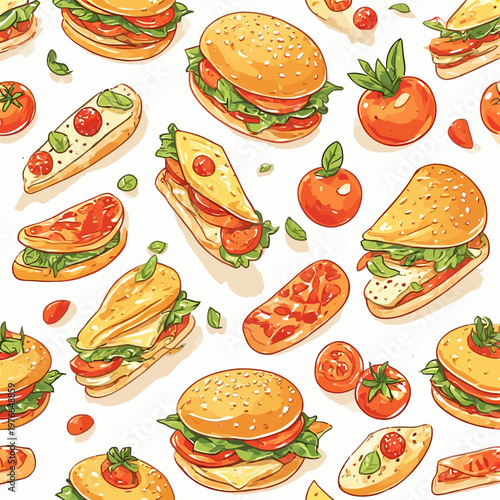 food pattern design very cool