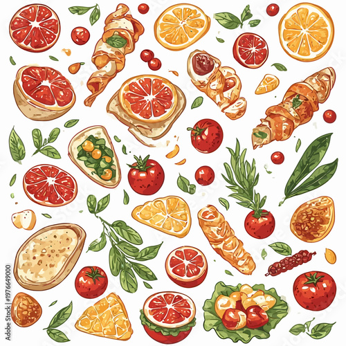 food pattern design very cool