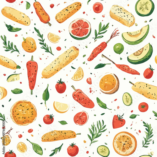 food pattern design very cool