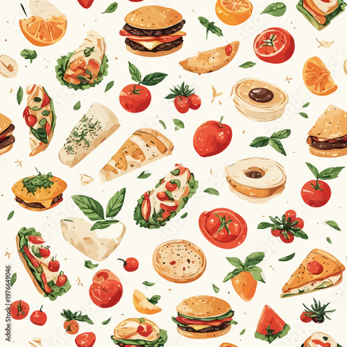 food pattern design very cool