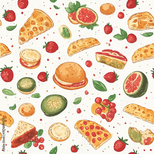 food pattern design very cool