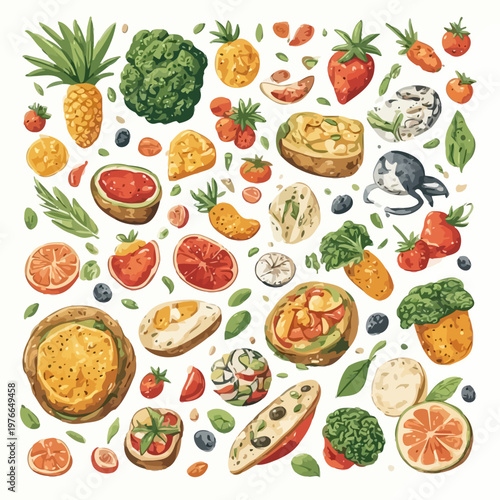 food pattern design very cool