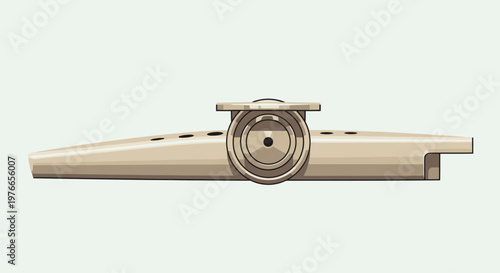 Gold bar with unique spiral design isolated on white background