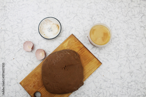 Honey dough for making honey cake honey cake