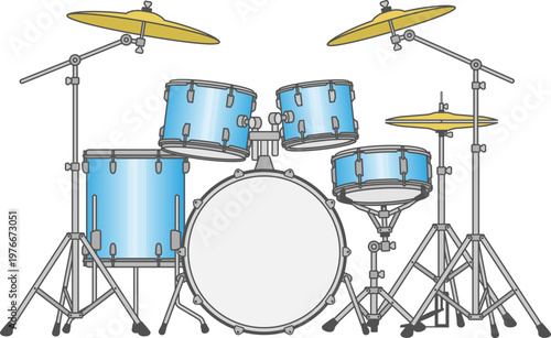 ドラムセットのアイコン