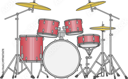 ドラムセットのアイコン