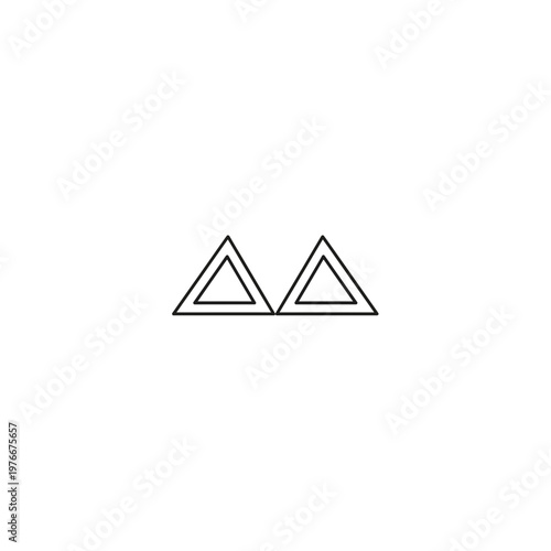 Free Download Geometric triangle shape icon illustration with triangle geometric geometry - GFXLoad