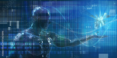 Abstract Futuristic Technology