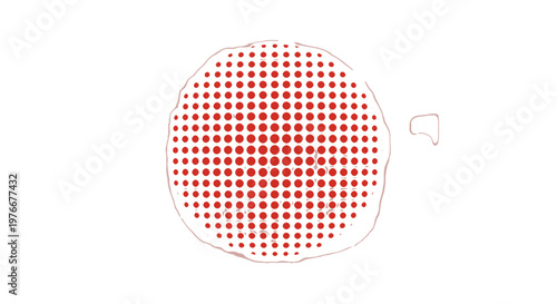 Shuttlecock with Red Feathers on White.