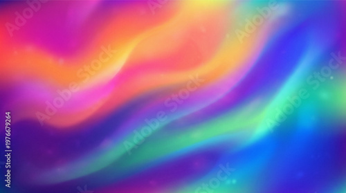 Vibrant Rainbow Wavy Backgrounds in Gradient Fluidity. A collection of Colorful Background Assets, including spectrum, flow, light, neon, blur, motion, digital, abstract