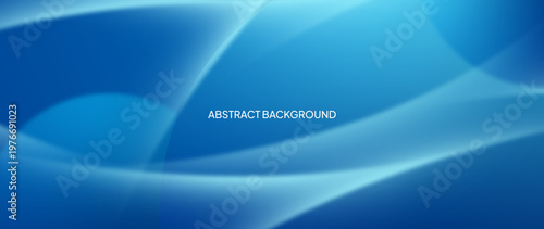 Blue abstract background with 3d abstract geometry objects. Vector template for digital lux business banner, contemporary formal invitation, luxury voucher	