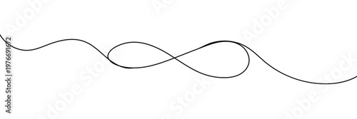 Infinity line art style icon vector. eternal love and limitless possibilities symbol. vector illustration. EPS 10 .
