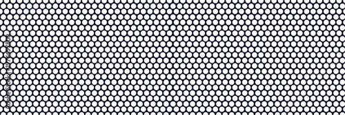 Black metal texture steel background. Perforated sheet metal. vector
