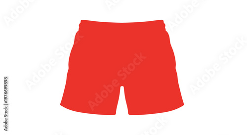 Red Shorts for Summer and Sports.