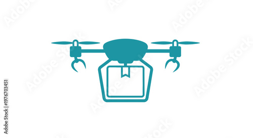 Drone Delivering Package with Precision and Ease.