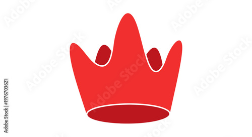 Red Crown Icon Symbol Royalty.