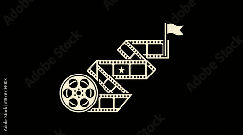 Film Strip Journey to Success