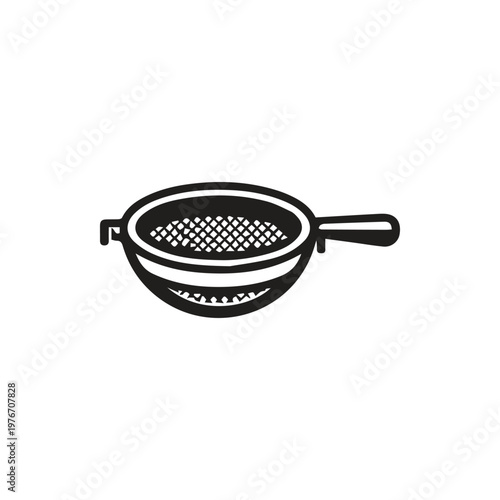Classic kitchen sieve essential tool for food preparation and culinary tasks