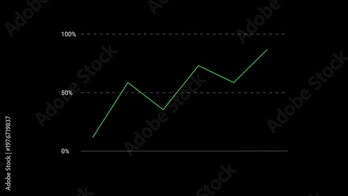 lines infographic charts graph animation loop motion graphics video transparent background with alpha channel