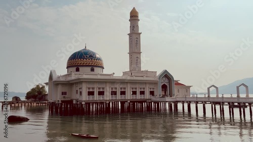  Masjid Al-Badr, floating mosque at Pangkor island, Perak, Malaysia