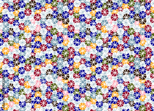 vibrant watercolor floral seamless pattern with soft pastel petals and leaves