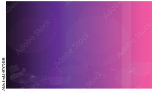 Gradient purple to pink with abstract geometric shapes and light particles background
