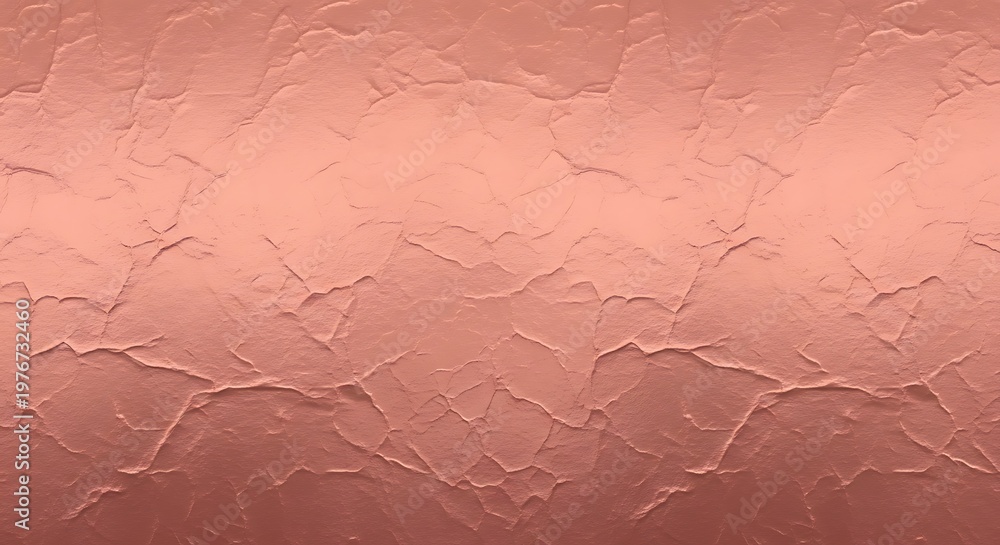 Fototapeta premium Abstract rose gold textured background with an organic, fractured surface