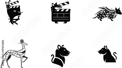 Film and animal icons