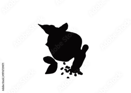 silhouette of a horse