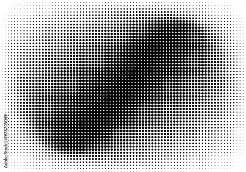 Circles background. Random dots. Black and white shades. Grey background for your design. Digital. Mosaic effect. Halftone vector.