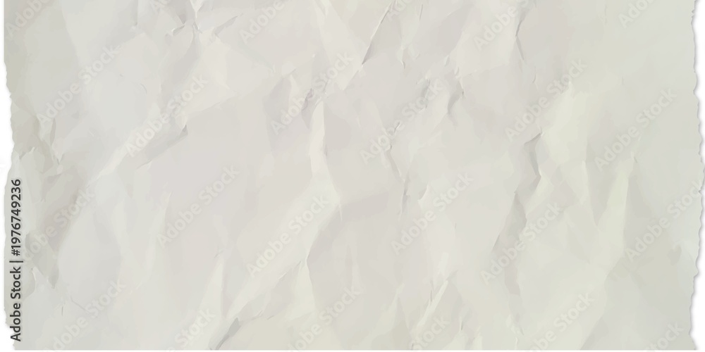Naklejka premium Textured crumpled paper surface for vector design background
