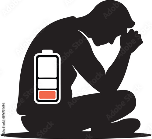 Burnout Concept Silhouette